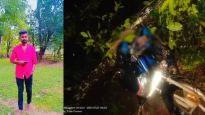 Accident: ಚಲಿಸುತ್ತಿದ್ದ ಬೈಕ್ ಮೇಲೆ ಬಿದ್ದ ಮರ- ಬಿದ್ದ  ಬೈಕ್ ಸವಾರ ಸ್ಥಳದಲ್ಲೇ ಸಾವು.