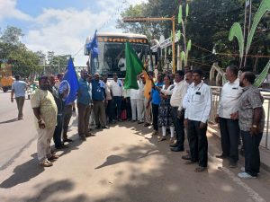 Gubbi: ದೀಕ್ಷಾಭೂಮಿ ಯಾತ್ರೆಗೆ ಚಾಲನೆ.