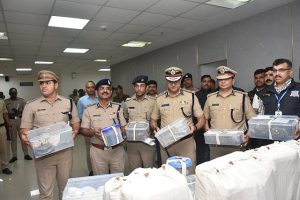 Bengaluru Police seize drugs worth Rs 23.84 crore in anti-drug operation.