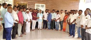 Badami: A petition was submitted to the Badami MLA by Gram Panchayat employees regarding various demands.