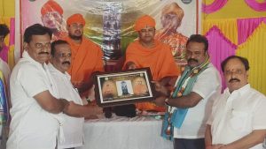 Pavagada: Minister D. Sudhakar promises to donate ₹1 crore for the development of Nidgal Kasthahar Parshwanath Swamy.