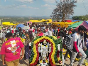 CN Halli: Honnamaradi fair held with splendor; Thousands of devotees had darshan of Sri Ranganathaswamy