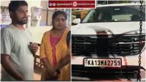 tumkur kunigal tukali santhosh car accident driver died janataa248432323738732461473